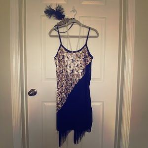 full flapper halloween costume (or just a dress)